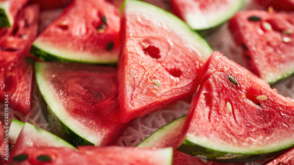 Slices of watermelon on isolated background. Slices of watermelon on isolated background.