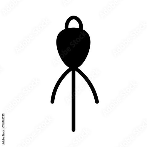 Needle Seamstress Sewing Glyph Icon