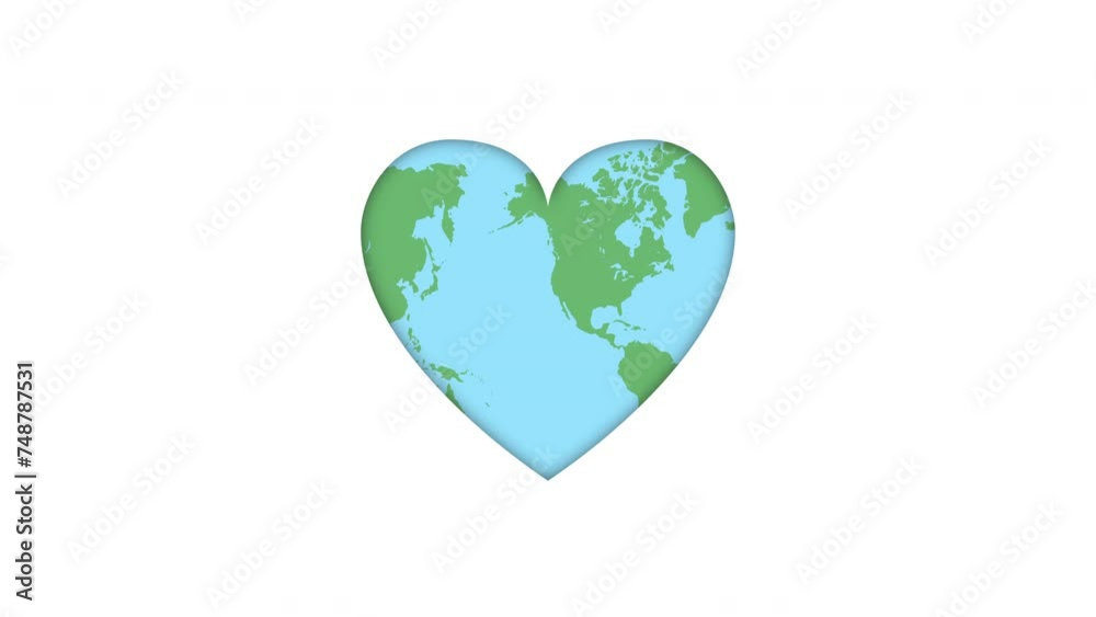 World Earth Day Paper Cut Banner Loop World Earth Day Paper Cut Banner Loop