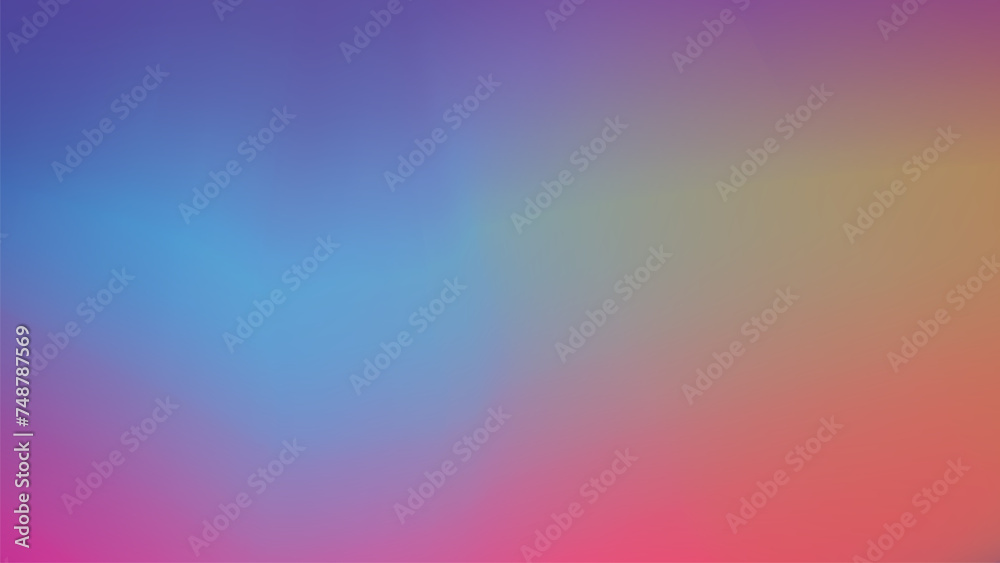 colourful abstract gradient background. with elegant blue, red, yellow, purple and black gradations	