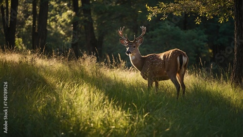 deer in the woods © Usman