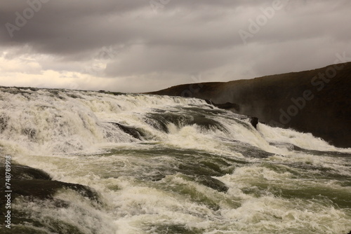 Gullfoss is a waterfall located in the canyon of the Hvítá river in southwest Iceland.