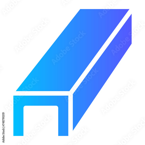 iron bar gradient icon