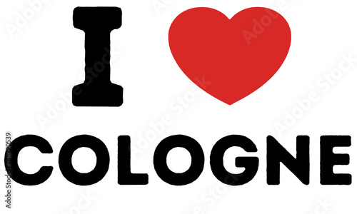 I Love Cologne Germany