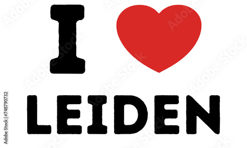 I Love Leiden Netherlands
