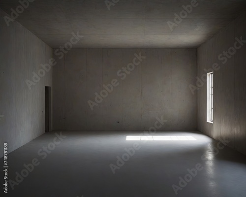 Minimalist Empty Room Under Construction