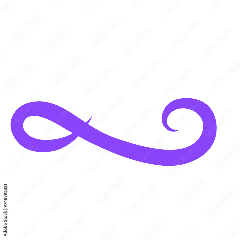 Purple Swirl Line Purple Swirl Line