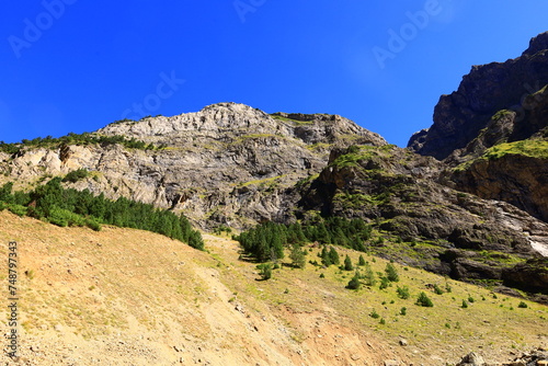 The Cirque of Gavarnie is a cirque in the central Pyrénées, in Southwestern France, close to the border of Spain