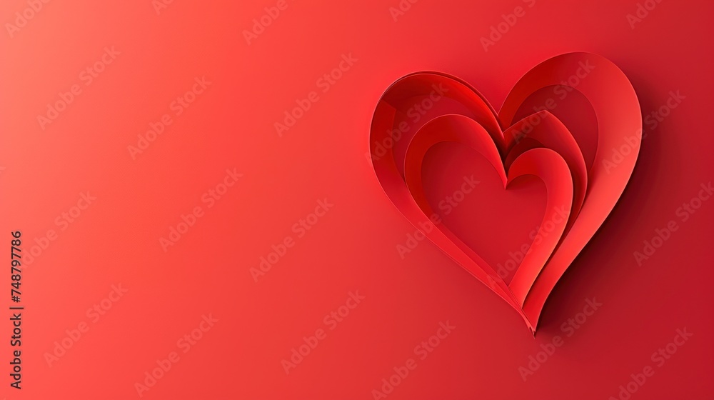 Red heart background