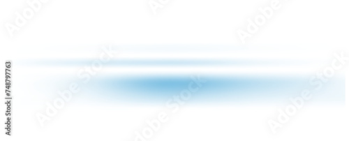 Air cold flow effect. Blue stream wind blowing effect, Isolated png and vector