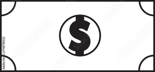 money business vector outline photo