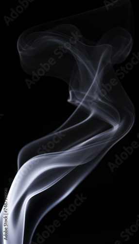 Blue Magic: Abstract Smoke Art in Smooth Motion