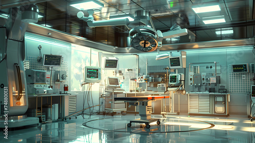 Future modern operating rooms photo