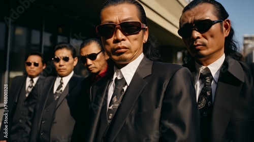 Tokyo vice. Cinematic Japanese mafia. Asian mafia boss. Criminals in Japan and Tokyo. Gangsters, gangland, crime syndicates. Japan 