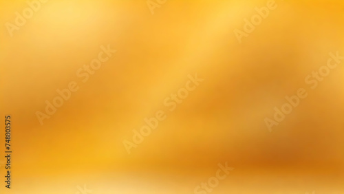 Blurred gradient Golden yellow abstract background.