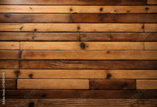 Une matière de bois clair et foncé en latte - generative AI