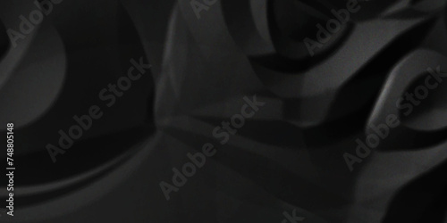 Black crumpled paper background texture pattern overlay. wrinkled high resolution arts craft and Seamless white crumpled paper.	
