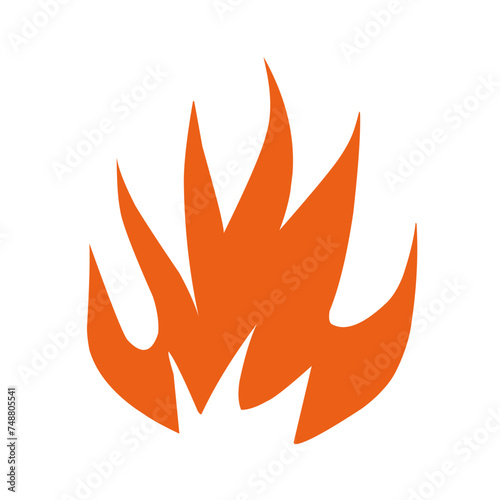 Fire and flames outline icon,Contour bonfire, linear flaming elements. Hand drawn monochrome different fire flame vector illustration.