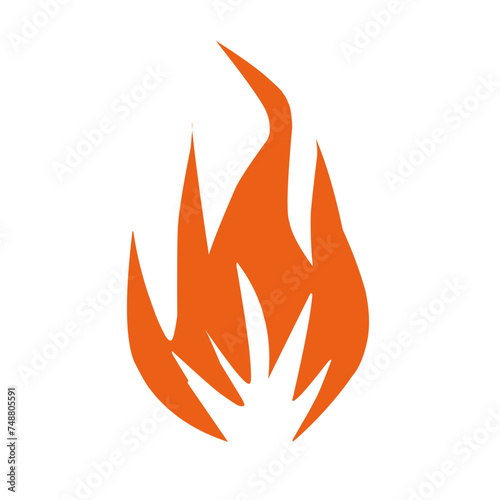 Fire and flames outline icon,Contour bonfire, linear flaming elements. Hand drawn monochrome different fire flame vector illustration.