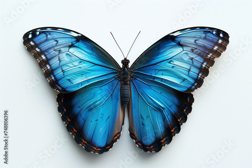 Majestic Blue Morpho Butterfly