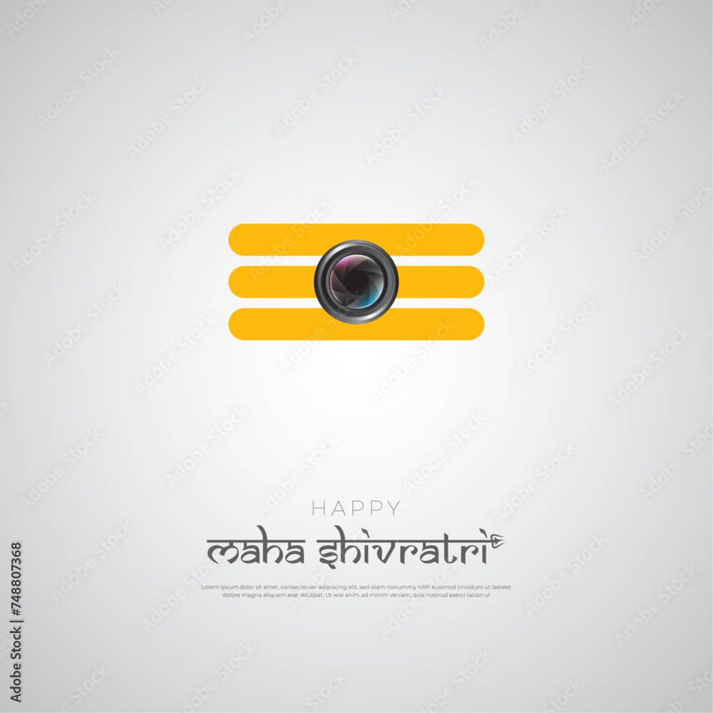 Vector happy maha shivaratri happy mahashivratri creative ads 3d illustration Vector happy maha shivaratri happy mahashivratri creative ads 3d illustration
