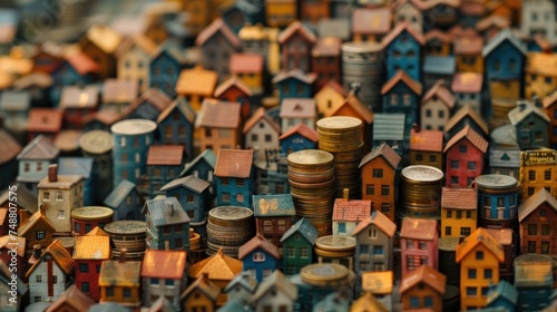 lots of houses with a lot of coin stack ideas for appropriate. Generative Ai