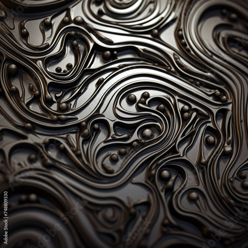 Hyper realistic metal texture generated AI