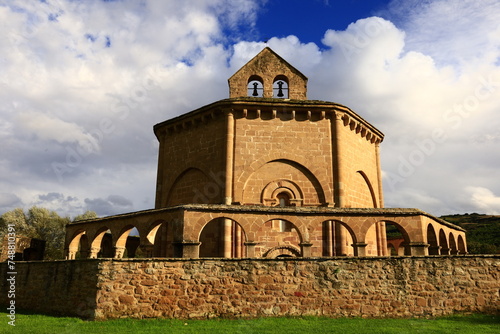 The Church of Saint Mary of Eunate is a 12th-century Catholic church of Romanesque construction located about 2 km south-east of Muruzábal, Navarre photo
