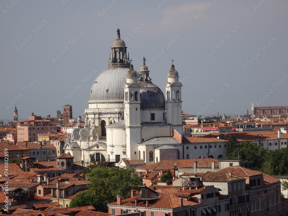 Venice - White Cathedral and Red Roofs
