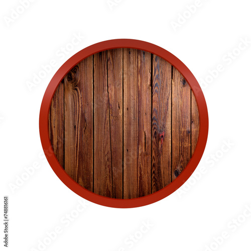 3d rendering wood icon panel	 (ID: 748816161)