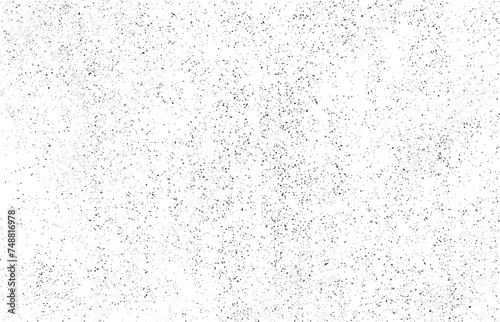 Abstract vector noise. Small particles dust. Distressed background. Grunge texture overlay with rough and fine grains isolated on white background. Vector illustration.