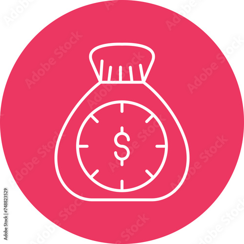 Liability Vector Line Circle Icon
