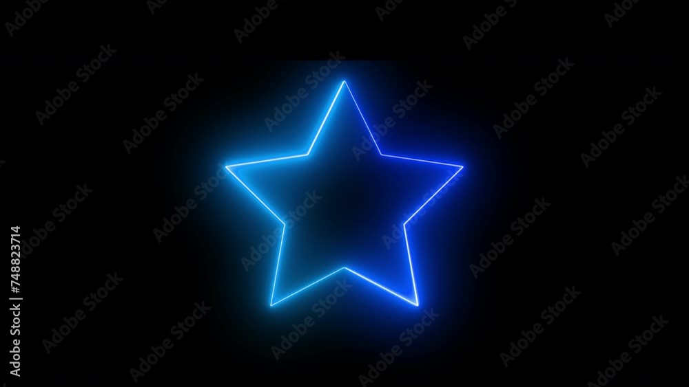 blue star on black background blue star on black background