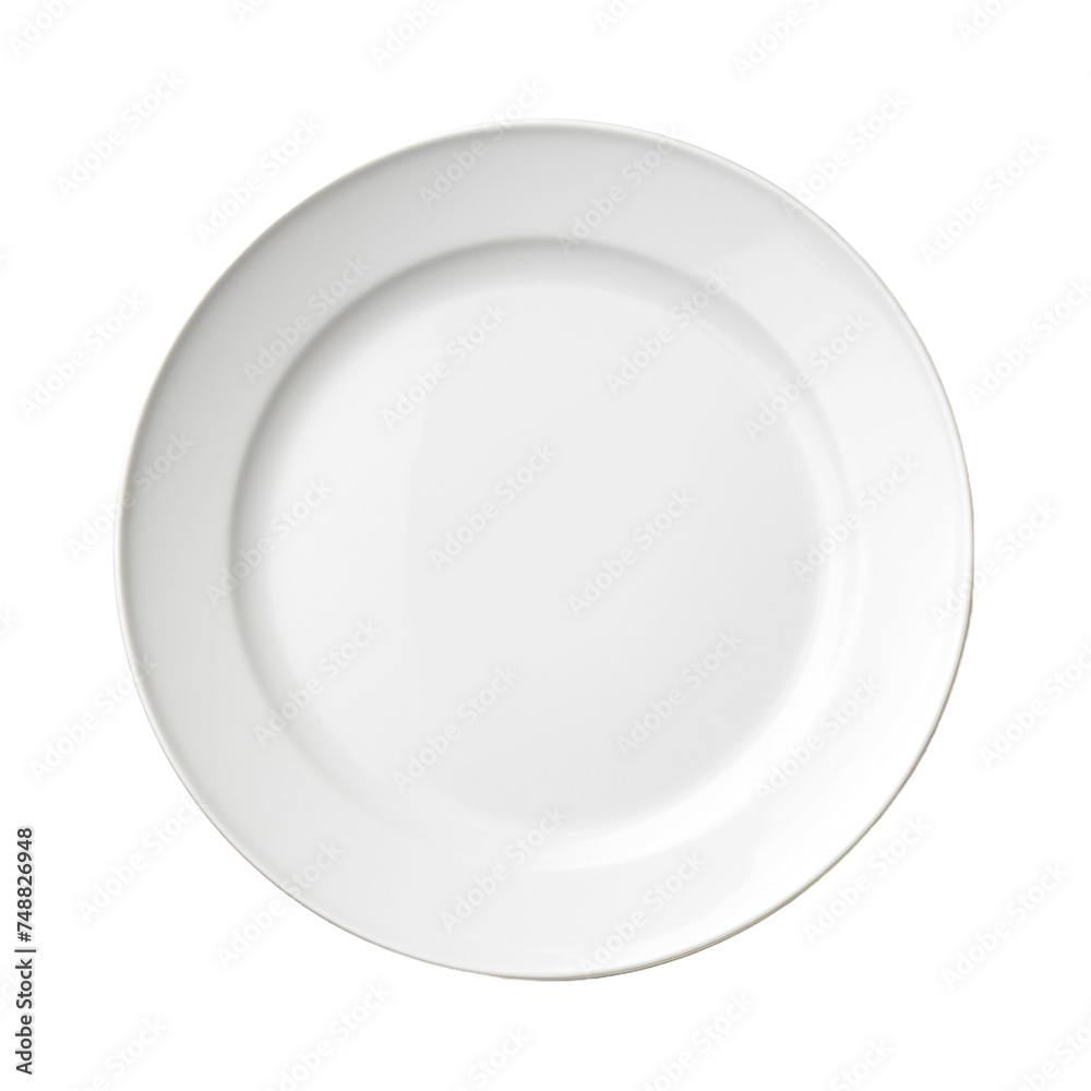Plate isolated on transparent background