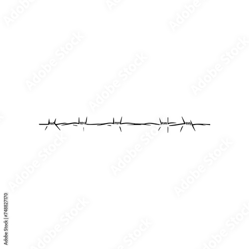 Barbed wire vector