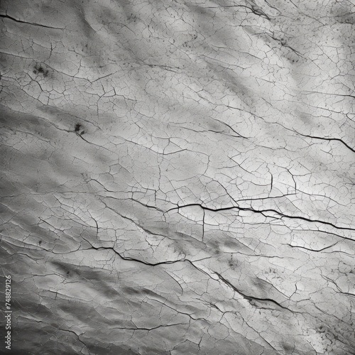 abstract background of cracked paint on the wall  black and white