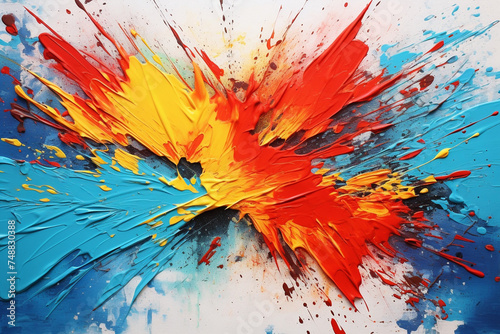 paint splash, watercolor splash, beautiful, white background