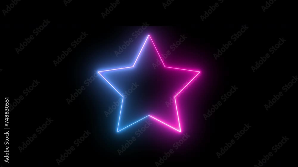 glowing star
