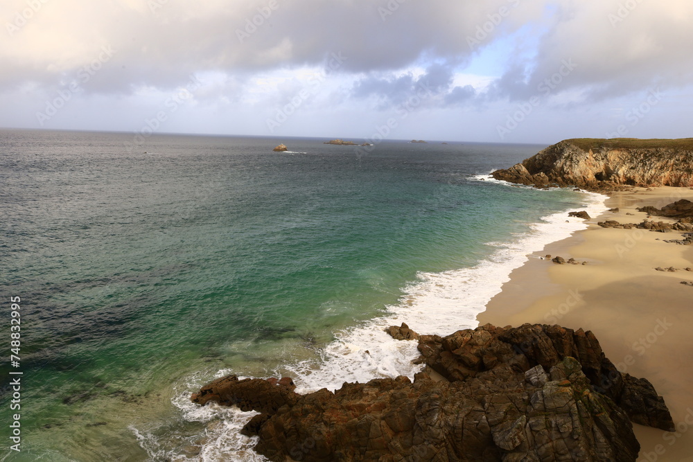 View from the Tip of Corsen in the Plouarzel Commune, Finistère, Brittany