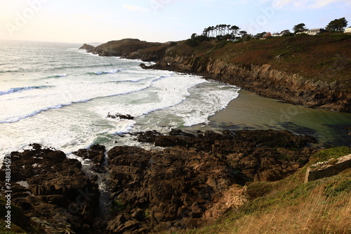 View on the Tip of Petit Minou in the commune of Plouzané, Brittany photo