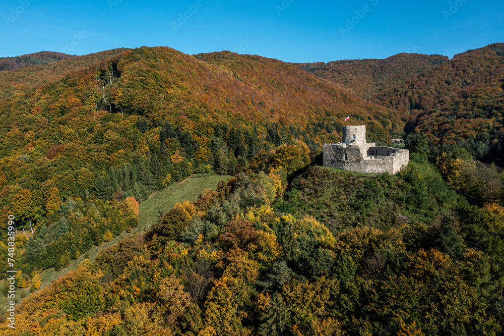 Rytro zamek, Dolina Popradu, Malopolska, POLNAD, EU