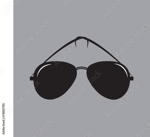 Sunglasses icon vector illustration eps10