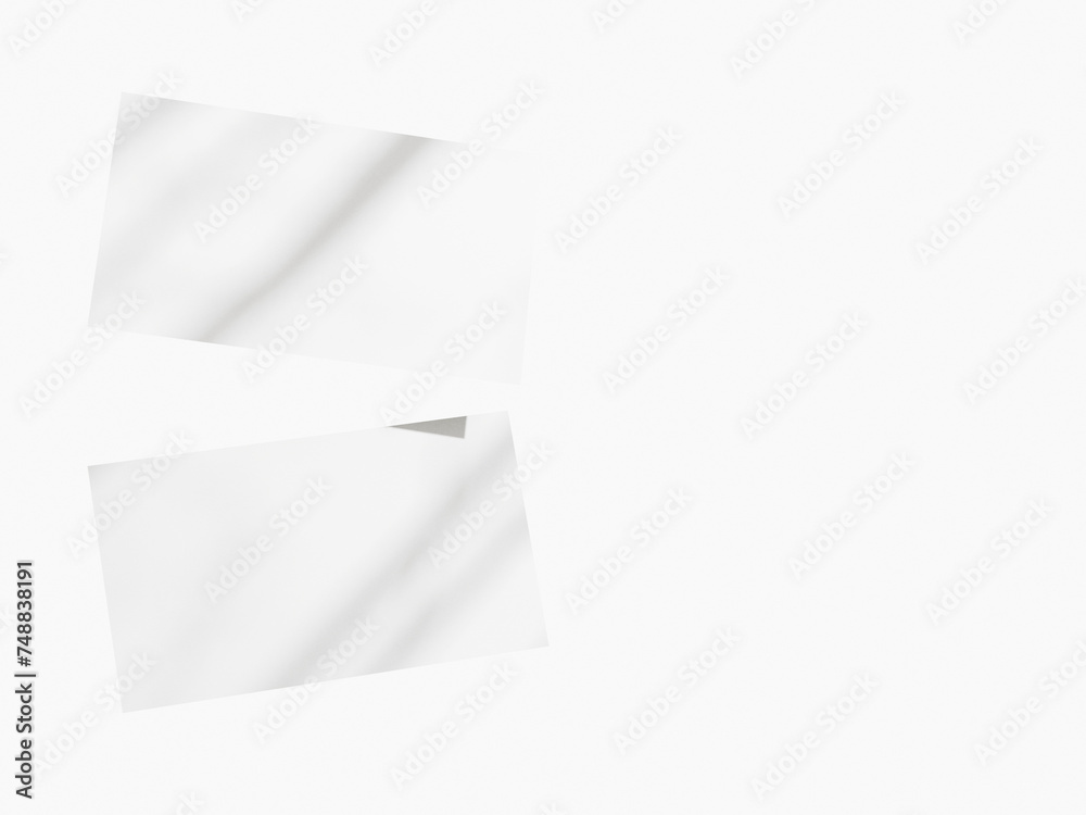Floating elegant business card mockup background Floating elegant business card mockup background