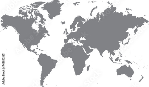 アメリカ基準　世界地図 photo