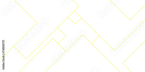 Abstract white and gold background design with layers of Geometric squares with digital connection of lines.vector futuristic digital landscape with lines.Futuristic geometric shape realistic lines