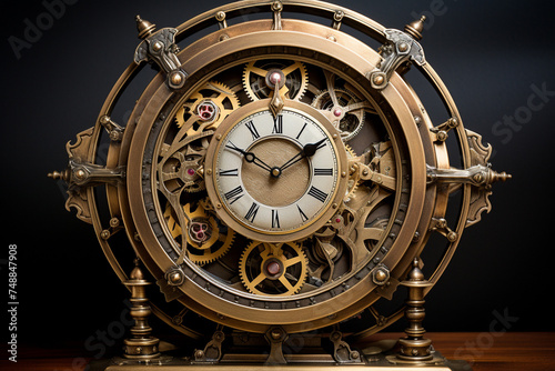 Intricate Steampunk Clockwork Gears