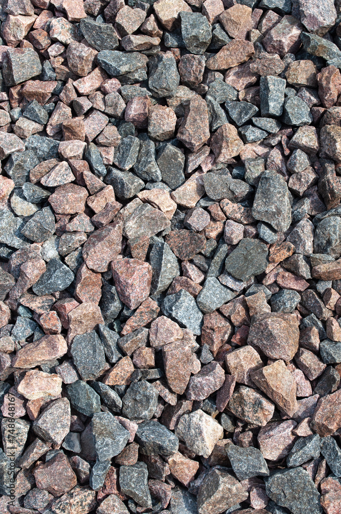 Closeup of gravel surface background Closeup of gravel surface background