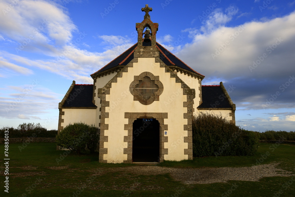 Chapel Notre-Dame-de-la-Côte located on the tip of Penvins in the town of Sarzeau