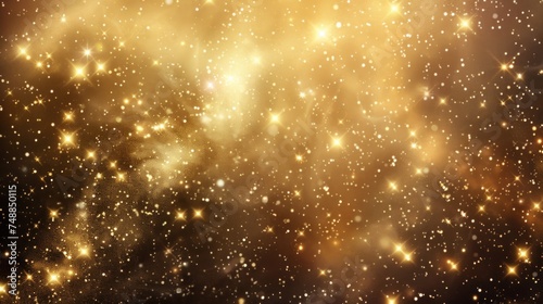 Give me a Golden high quality cosmic style gradient background