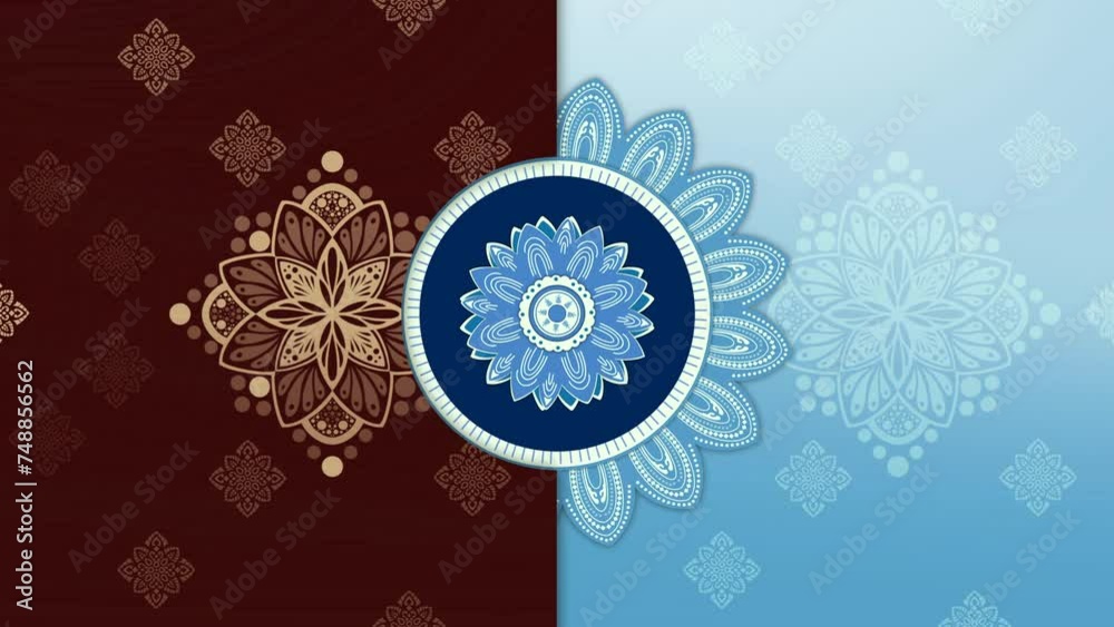 mandala ornament, vintage yoga mandala spinning, Seamless animation mandala pattern geometric, Decorative floral pattern, Mandala in Indian motif, Esoteric cosmic mandala, Tibetan Mandala, Buddhist